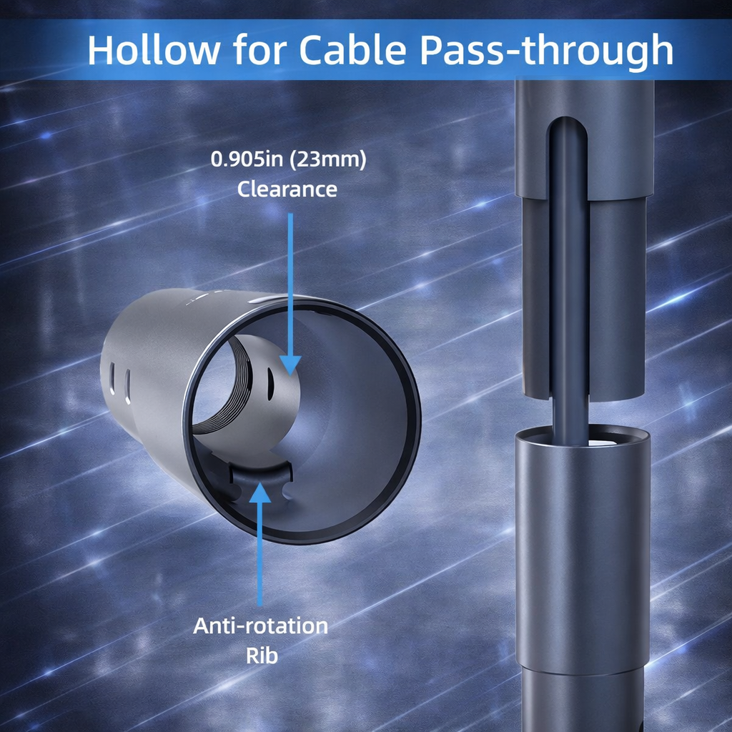 Aluminum Pipe Mount Adapter for Starlink Gen 2 Dish