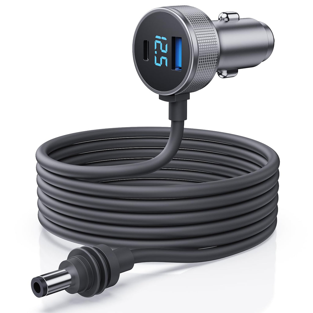 3 in 1 Cable Car Charger DC Power Cable/Cigarette Lighter Adapter for Starlink Mini